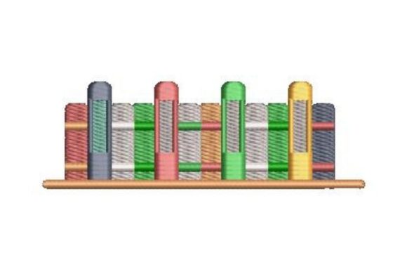 Books Lined Up on a Shelf Review