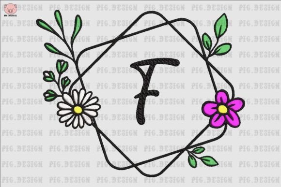Flower Daisy Font F Review for Craft Fair Sellers