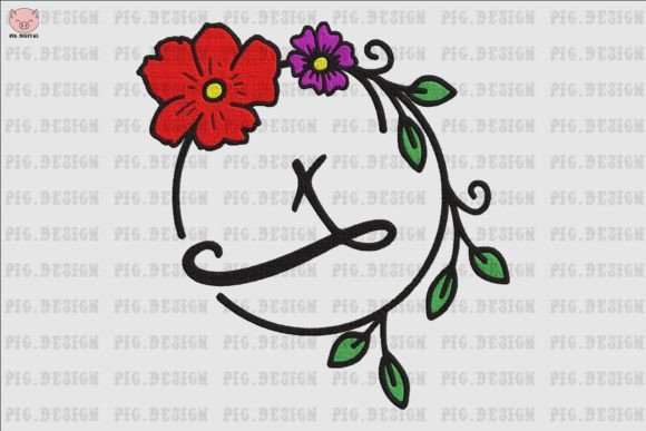 Flower Font X Embroidery Design Review