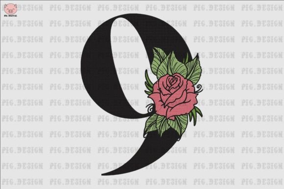 Flower Rose Font 9 Embroidery Review