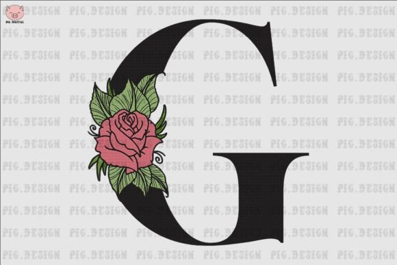 Flower Rose Font G Review for Seasonal Collections