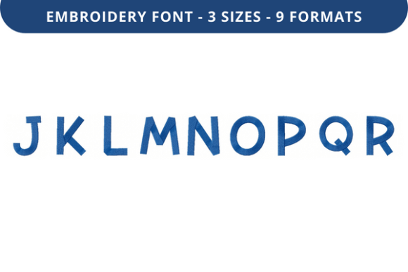 Gumbies Font Uppercase J to R Review