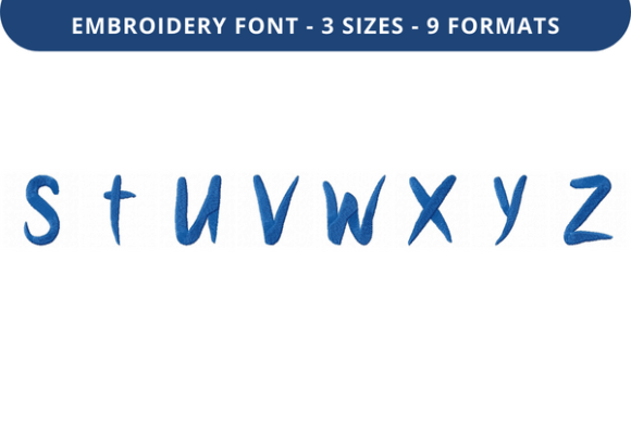 Review: Cat Claws Font S to Z for Embroidery Projects