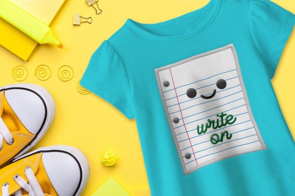 Write on Notebook Paper Applique Review
